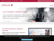 Tablet Screenshot of callguard.com
